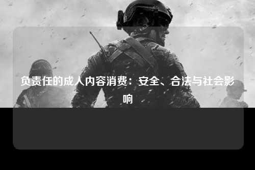 负责任的成人内容消费：安全、合法与社会影响
