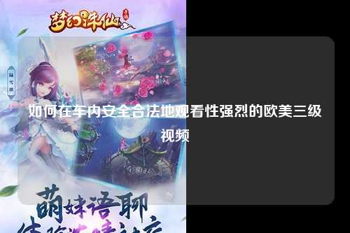如何在车内安全合法地观看性强烈的欧美三级视频